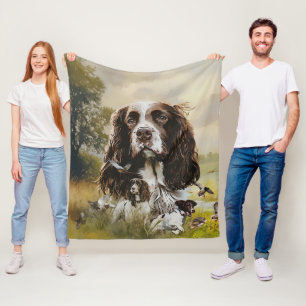 Engels Springer Spaniel Fleece Deken
