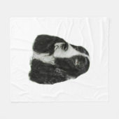 Engels Springer Spaniel Fleece Deken (Voorkant (Horizontaal))