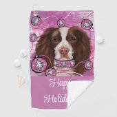 ENGELS SPRINGER SPANIEL GOLFHANDDOEK (Insitu)