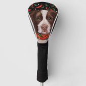 Engels Springer Spaniel Golfheadcover (Voorkant)