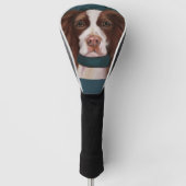 Engels Springer Spaniel Golfheadcover (Voorkant)