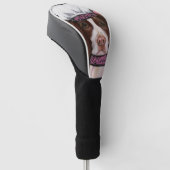 Engels Springer Spaniel Golfheadcover (Schuin)