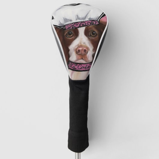 Engels Springer Spaniel Golfheadcover (Voorkant)