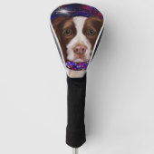Engels Springer Spaniel Golfheadcover (Voorkant)