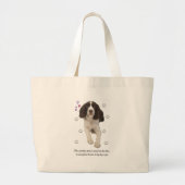 Engels Springer Spaniel Grote Tote Bag (Voorkant)
