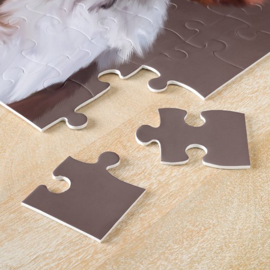 Engels Springer Spaniel Hondenolie schilderij Port Legpuzzel (Zijkant)