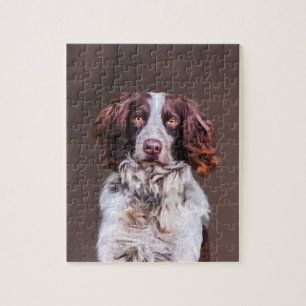 Engels Springer Spaniel Hondenolie schilderij Port Legpuzzel