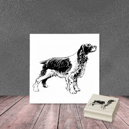 Engels Springer Spaniel Hondenras Rubberstempel