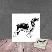 Engels Springer Spaniel Hondenras Rubberstempel