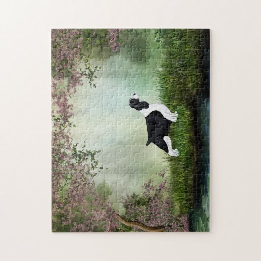 Engels Springer Spaniel Jigzaag Puzzle Legpuzzel (Verticaal)