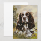 Engels Springer Spaniel Kaart (Voorkant / Achterkant)