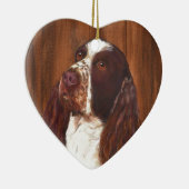 Engels Springer Spaniel Keramisch Ornament (Rechts)