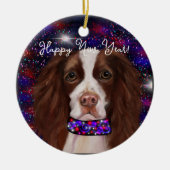 Engels Springer Spaniel Keramisch Ornament (Voorkant)