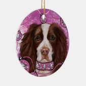 ENGELS SPRINGER SPANIEL KERAMISCH ORNAMENT (Rechts)