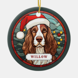 Engels Springer Spaniel Keramische Cirkel Ornament