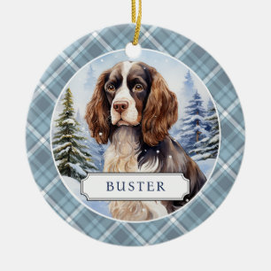 Engels Springer Spaniel Keramische Cirkel Ornament