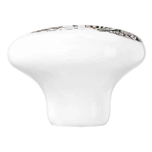 Engels Springer Spaniel Keramische Knop (Zijkant)