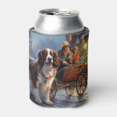 Engels Springer Spaniel Kerstfeest Seizoen Blikjeskoeler (Blikje Voorkant)