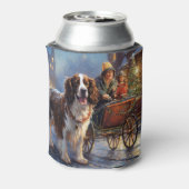 Engels Springer Spaniel Kerstfeest Seizoen Blikjeskoeler (Blikje Achterkant)