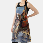 Engels Springer Spaniel Kerstfeest Seizoen Schort (Insitu)