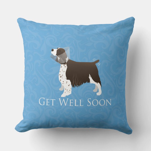 Engels Springer Spaniel komt snel goed Kussen (Voorkant)