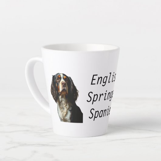Engels Springer Spaniel Latte Mok (Linkerhoek)