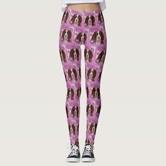 ENGELS SPRINGER SPANIEL LEGGINGS (Voorkant)