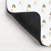 Engels Springer Spaniel (lever en wit) Muismat (Hoek)