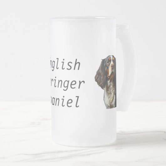 Engels Springer Spaniel Matglas Bierpul (Voorkant rechts)