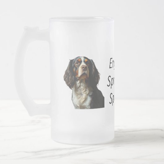 Engels Springer Spaniel Matglas Bierpul (Links)