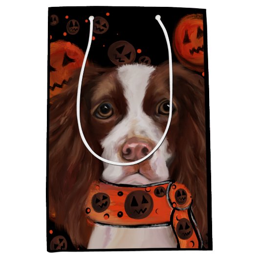 Engels Springer Spaniel Medium Cadeauzakje (Voorkant)