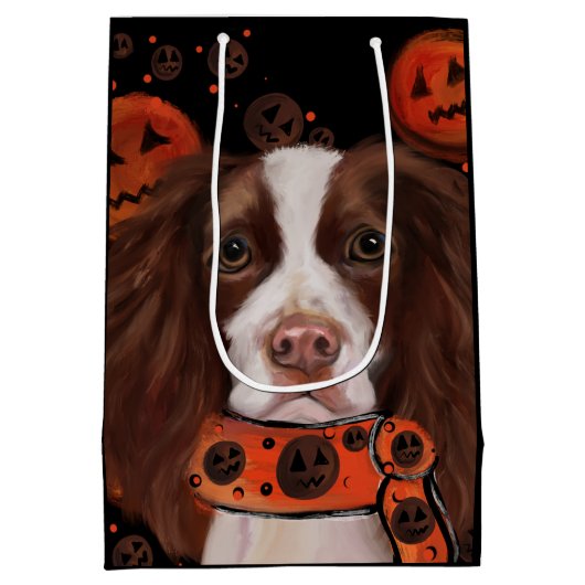 Engels Springer Spaniel Medium Cadeauzakje (Achterkant)