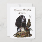 Engels Springer Spaniel met fazant Kaart (Voorkant)