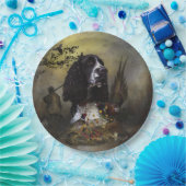 Engels Springer Spaniel met fazant Papieren Bordje (Feest)