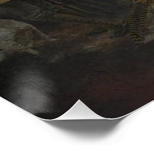 Engels Springer Spaniel met fazant Perfect Poster (Hoek)