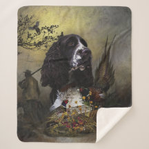 Engels Springer Spaniel met fazant