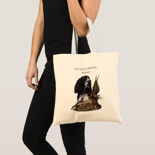 Engels Springer Spaniel met fazant Tote Bag (Voorkant (product))
