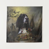Engels Springer Spaniel met fazant Wandkleed (Voorkant)