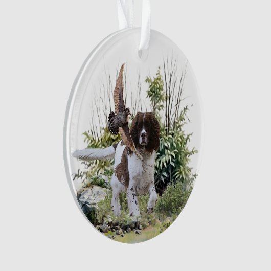 Engels Springer Spaniel Ornament (voorkant)