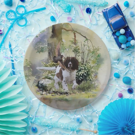 Engels Springer Spaniel Papieren Bordje (Feest)