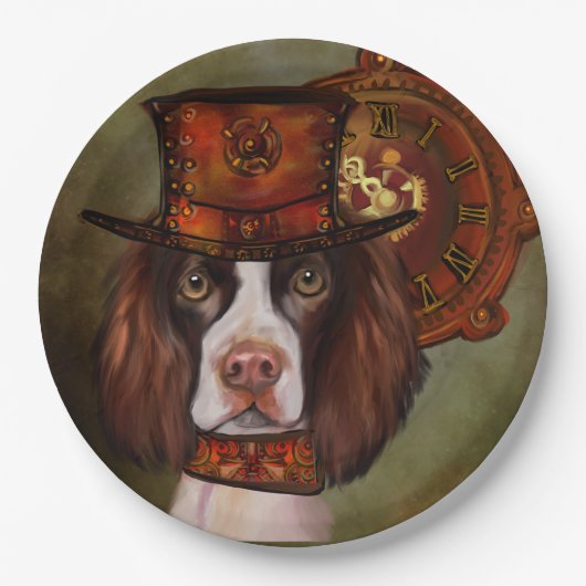 Engels Springer Spaniel Papieren Bordje (Voorkant)