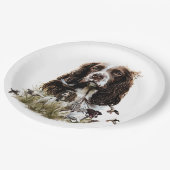Engels Springer Spaniel Papieren Bordje (Gekanteld)