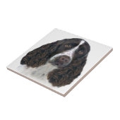 Engels springer spaniel Portrait Tiles Tegeltje (Zijkant)