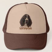 Engels Springer Spaniel Portret Trucker Pet (Voorkant)