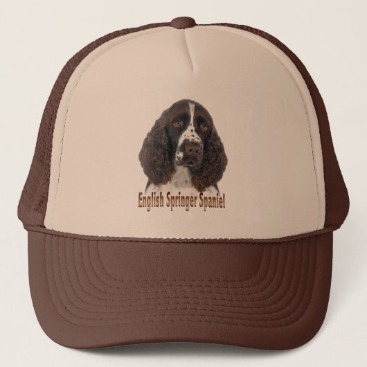 Engels Springer Spaniel Portret Trucker Pet (Voorkant)