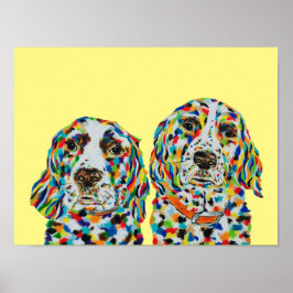 Engels Springer Spaniel Poster