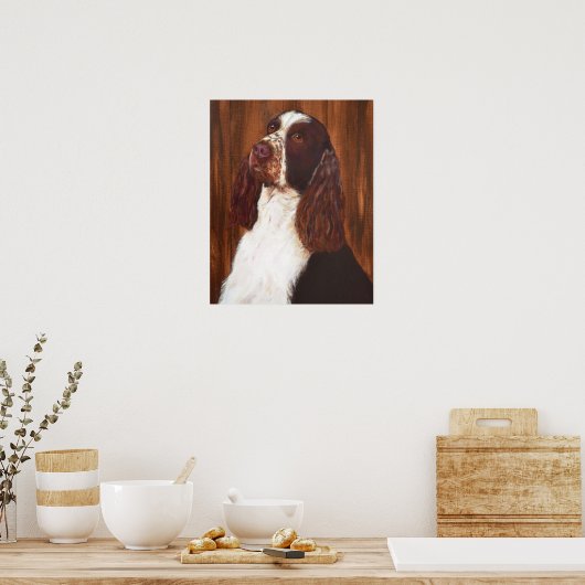Engels Springer Spaniel Poster (Keuken)