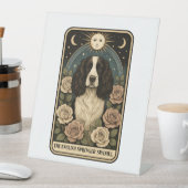 Engels Springer Spaniel Reclamebord Met Voetstuk (Insitu)