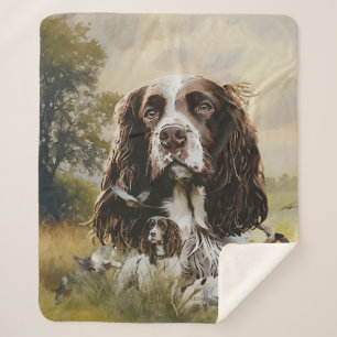 Engels Springer Spaniel Sherpa Deken