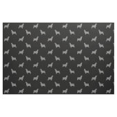 Engels Springer Spaniel Silhouettes Patroon Stof (Fat Quarter)
